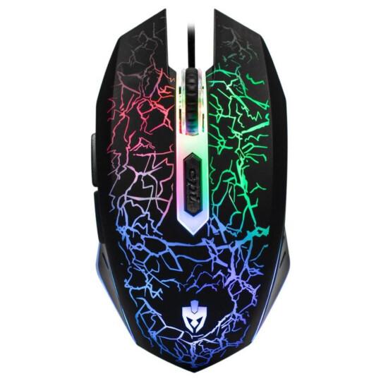 Mouse Gamer Rayden com Fio USB Led Rainbow 2400 Dpi EVOLUT - EG104