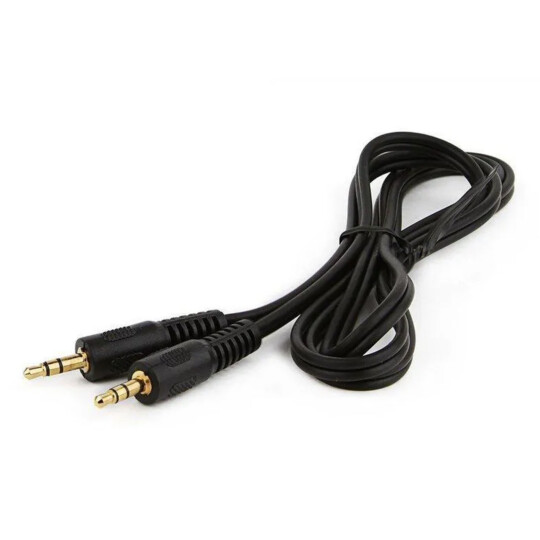Cabo Auxiliar P2 x P2 3.5mm 1,5 Metros Preto - 00811 Reling
