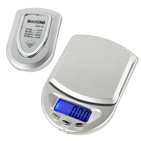 Mini Balança Digital de Precisão para Jóias 0,1g até 500g - A04 Reling