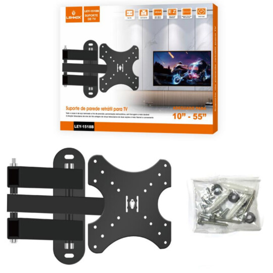 Suporte de TV Universal 10'' - 55'' Polegadas LEHMOX - LEY-1518B
