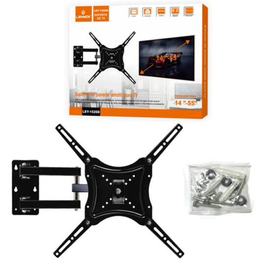 Suporte de TV Universal 14'' - 55'' Polegadas LEHMOX - LEY-1526D
