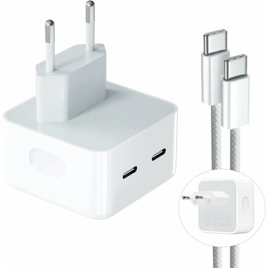 Carregador de Celular Turbo 20W Tipo C + USB QC 3.0 -OR-IC047/C