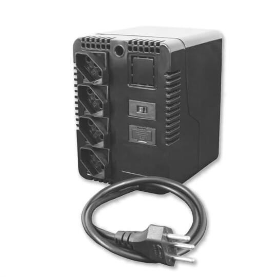 Protetor Eletrônico 500 VA Monovolt 110V 4 Tomadas TR LUX - 1001410