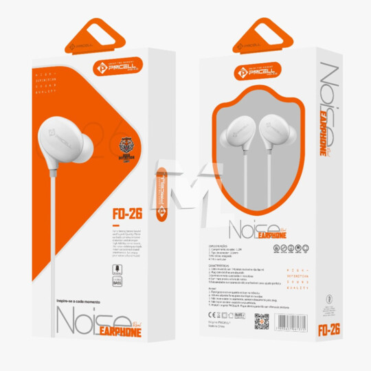 Fone de Ouvido Power 899 Intra-Auricular PMCELL - FO-26