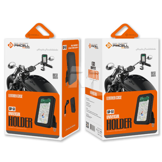 Suporte de Celular para Moto Suporte à Prova dágua 6.3" PMCELL - SP-51
