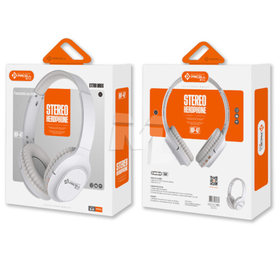 Headphone Bluetooth 5.0 sem Fio Stereo com Entrada P2 PMCELL - HP-47