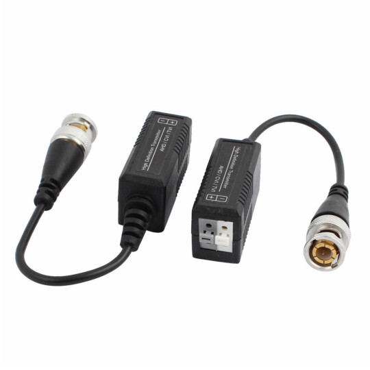 Vídeo Balun UTP Passivo Conector Bnc Transceiver para Câmera 300M - 02941 CA03