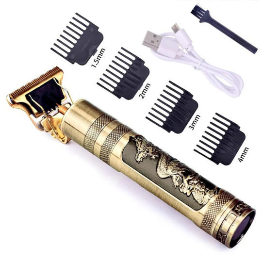 Máquina de Cortar Cabelo e Barba Recarregável Usb C INOVA - KV-131