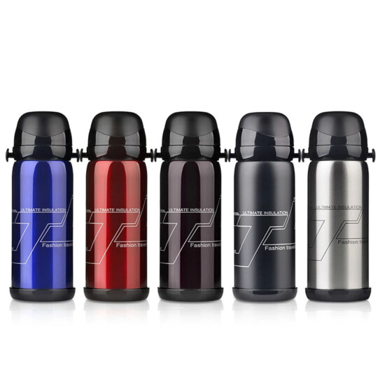 Garrafa Termica Inox 800ml Esportiva com Alça TOMATE - AK-8001
