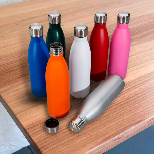 Garrafa Térmica em Aço Inox 350ml TOP ÚTIL - TOP1103