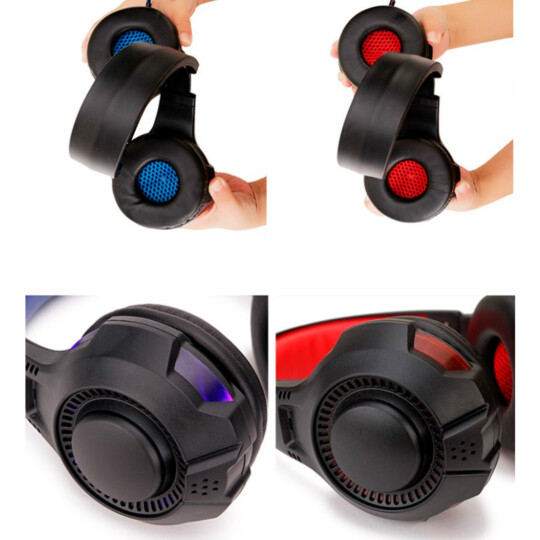 Headset Gamer com Microfone Conexão P2 e Iluminação LED - IG-V8-1 Reling