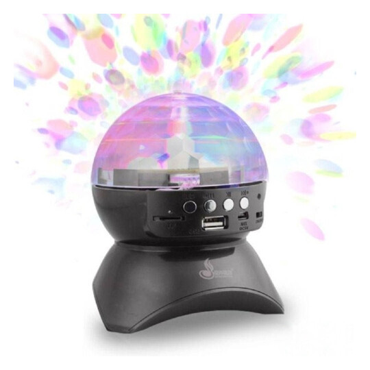 Caixa de Som Globo Bluetooth Com Led Dj Usb Fm Sd Modelo Exbom - CS-A24BT