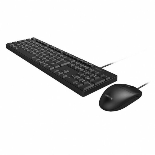Kit Teclado e Mouse Preto 1000DPI / USB 2.0 PHILIPS - SPT6254B