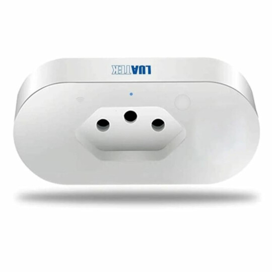 Adaptador de Tomada Inteligente Smart Home 10A Wi-fi Bivolt Luatek - LSTO-900