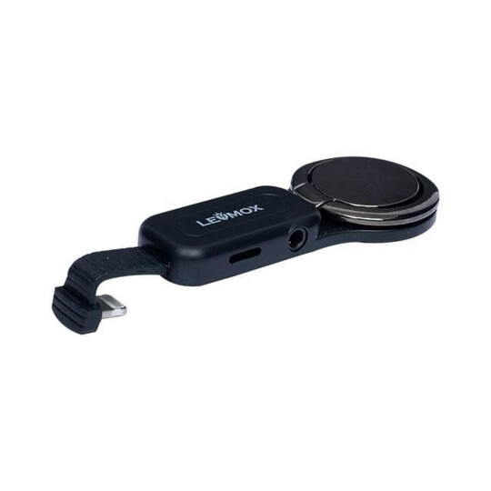Adaptador De Áudio P2 e Carregamento Lightning Lehmox - LE-249