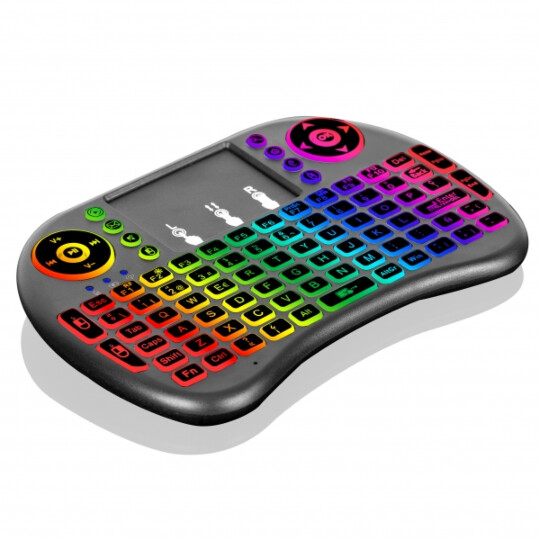 Mini Teclado Bluetooth + 2.4ghz Sem Fio RGB Lehmox - LEY-182
