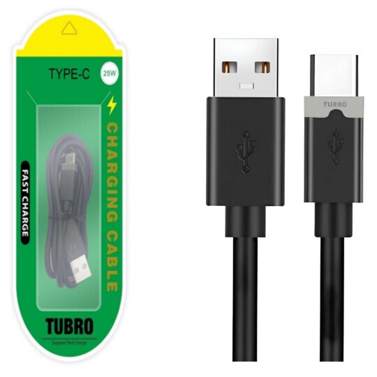 Cabo USB-C Turbo 25W 1 Metro Lehmox LEY-1843