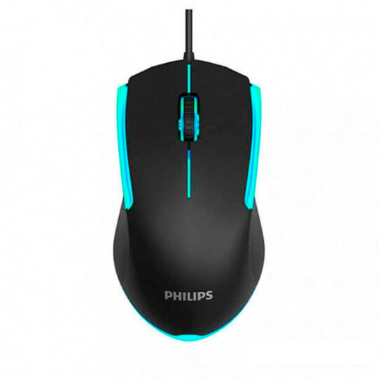 Mouse Gamer com fio 1200DPI 3 Botões Philips - G314 / SPK9314
