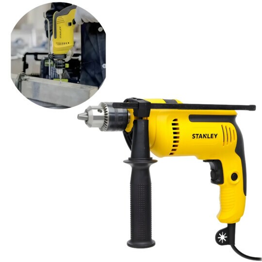 Furadeira De Impacto Stanley 13mm 710w 220v Tomada SDH710B2