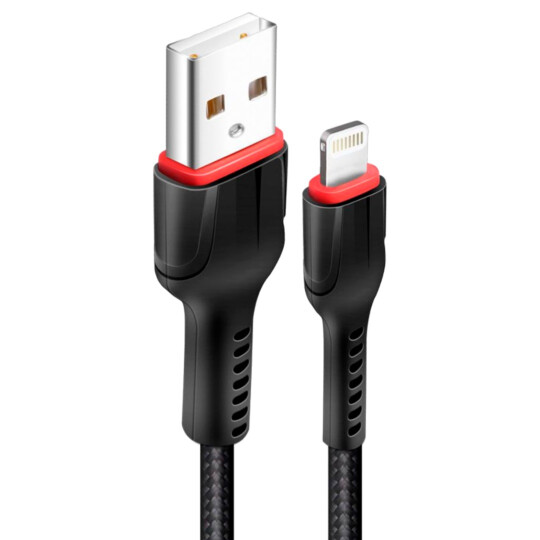 Cabo Lightning IOS 2.4A Turbo com 3 Metros 04114 EXBOM - CBX-U2C13M3IP