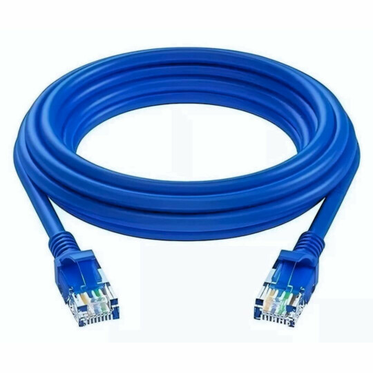 Cabo de Rede RJ45 com 3 Metros Azul Knup - KP-C14 3M