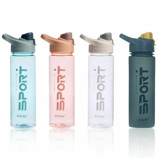 Garrafa Squeze Sport Plástica 700ml Transparente - TOP0858