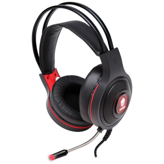 Headset Gamer Temis com Microfone e Led Vermelho EVOLUT - EG301/R