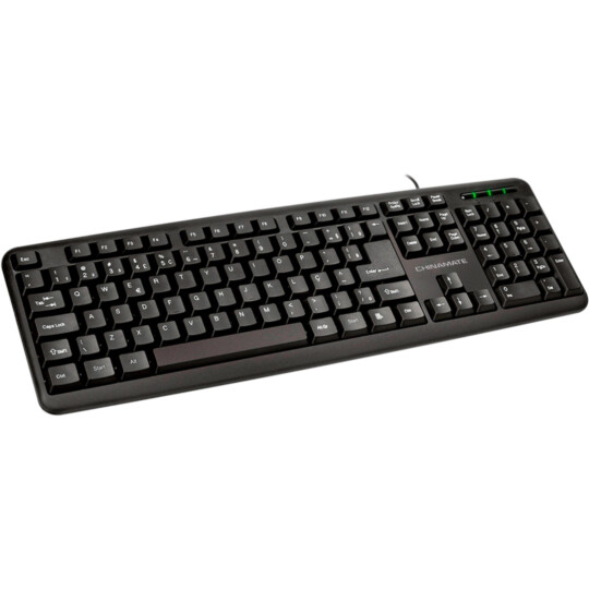 Teclado Office Básico com Fio Usb ABNT2 Preto CHINAMATE - CM20 