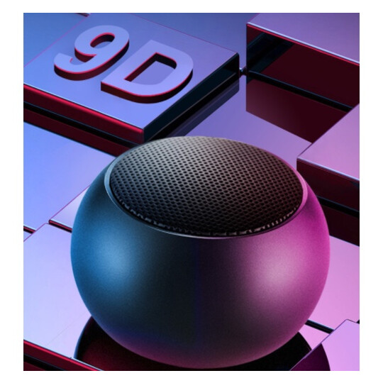 Mini Caixa de Som Bluetooth 3W Colorida Fosca com Alça - LES-M3