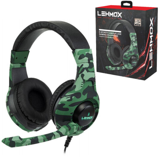 Headset Fone de Ouvido Gamer RGB USB 3.5mm PC PS4 Xbox LEHMOX - GT- F15