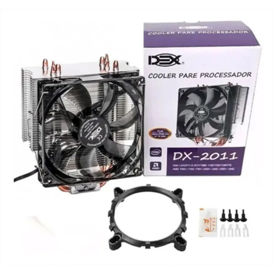 Cooler para Processador Universal Amd Intel Dex com Led Vermelho - DX-2011 