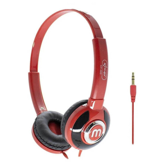 Fone de Ouvido Headphone Com Haste Ajustável Saída P2 Knup - KP-393