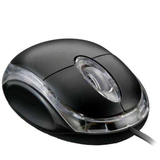 Mouse com Fio USB Office Compacto Preto CHINAMATE - CM10