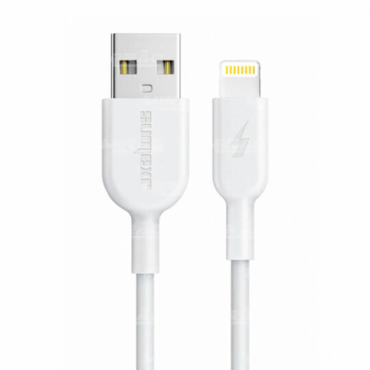 Cabo USB para iOS Acabamento Emborrachado com 1 Metro Sumexr - SS-A1I6