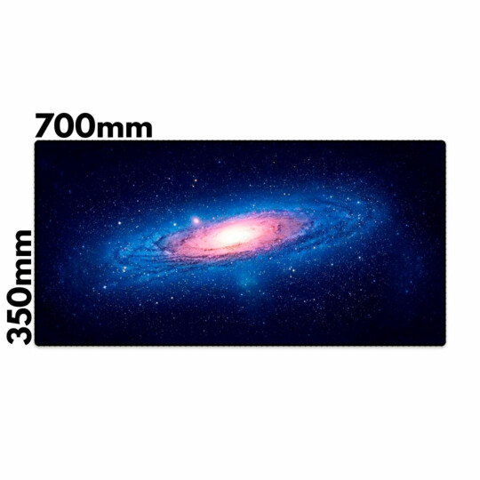 Mouse Pad Speed Gamer Extra Grande 700X350X3mm Galáxia EXBOM - MP-7035C46