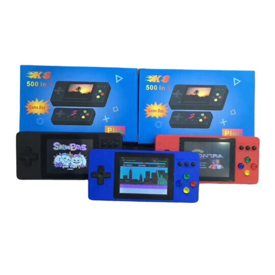 Mini Game Portátil Retro K8 Plus Com 500 Jogos - K8 RIUS