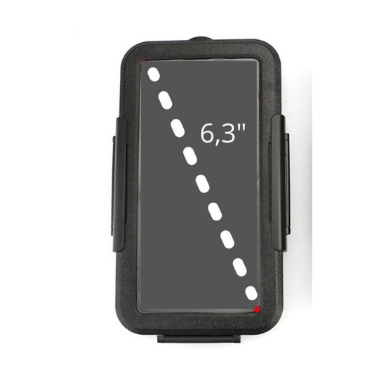 Suporte Case Capa Celular GPS À Prova D'água 6,3'' para Moto Bike - RG-0900 Reling