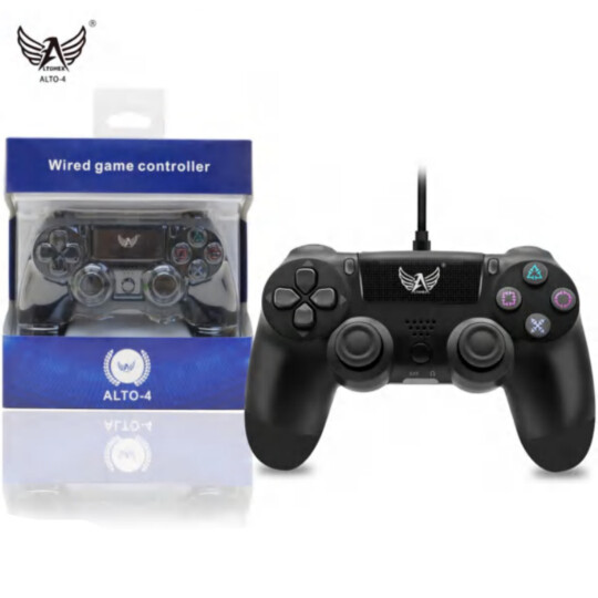 Controle Joystick para Ps4 com Fio Compatível Play 4 AltoMex - ALTO-4