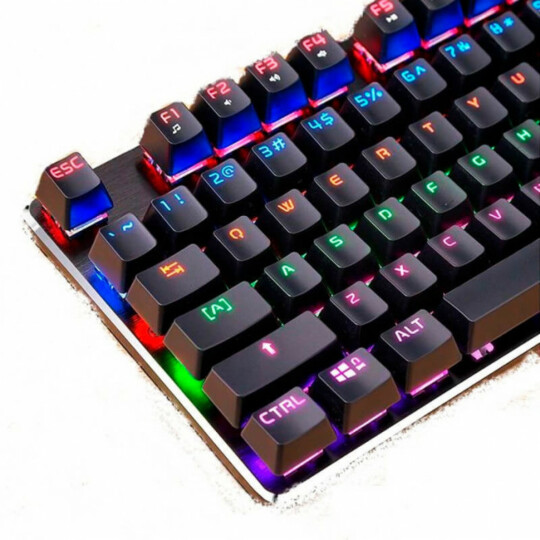 Teclado Gamer LED Luminoso Mecânico USB Philips - SPK8401