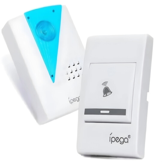 Campainha Sem Fio Ipega À Prova D'Água 150m 32 Sons Azul