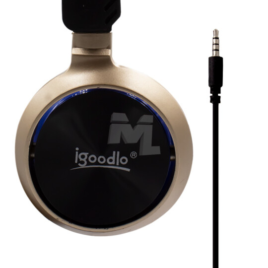 Headphone com Fio e Microfone Conexão P3 Igoodlo - IG-9568 Reling