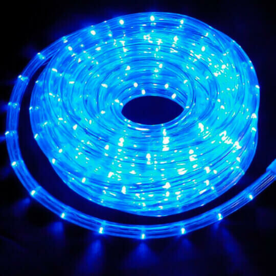 Mangueira de Led Azul 100 Metros 360° 110V XL Lux Power - MA-100A-110V