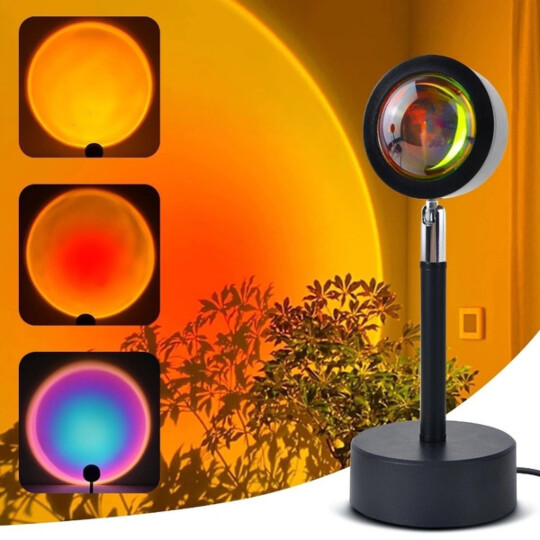 Luminária Led Projetor de Luz Sunset Pôr do Sol Lehmox - LEY-244