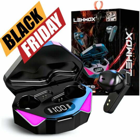 Fone de Ouvido Bluetooth 5.3 Gamer TWS LEHMOX - LEF-GM12