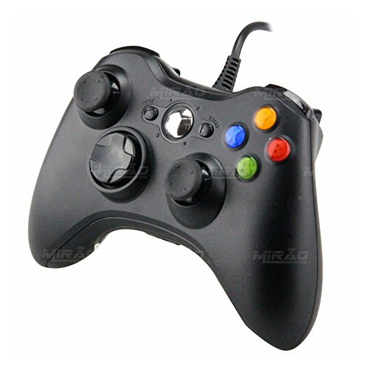 Controle Joystick para X360 e PC Com Fio 2 Em 1 RG-306YX