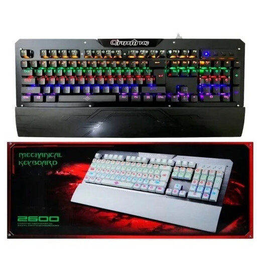 Teclado Gamer Mecânico Profissional Teclas Anti Ghost - 2600 Switch Blue