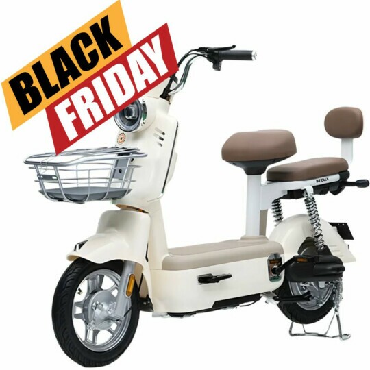 Scooter Bicicleta Elétrica 500w Bivolt 2 Lugares Branca ST-M10-B