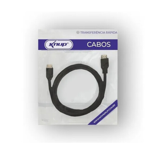 Cabo Hdmi para Hdmi 1.5 Metros Knup - KP-H5000 1.5M