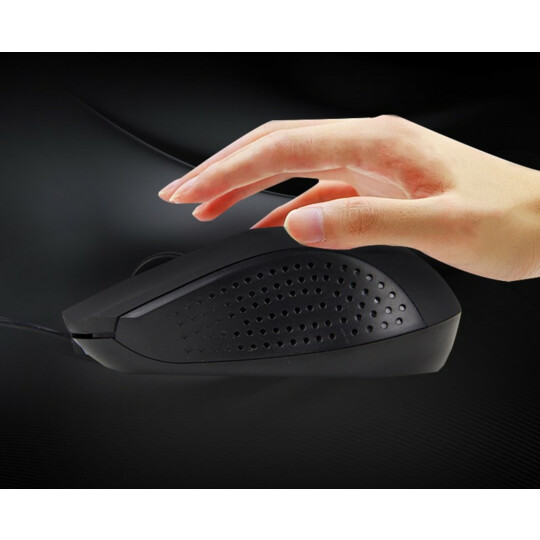 Mouse Optico Com Fio USB 1000DPI Verde - SB-S02