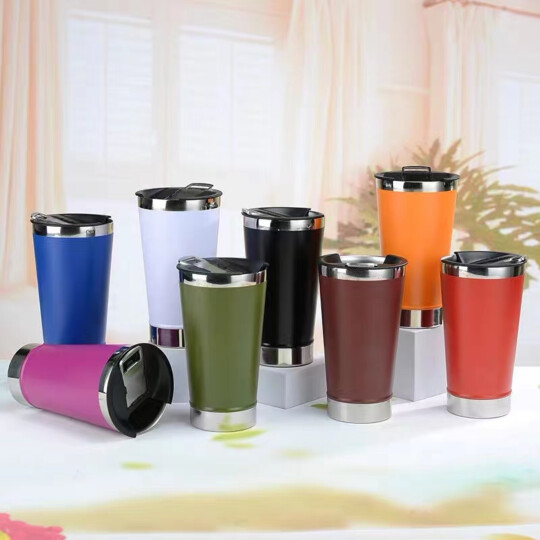 Copo Térmico 473ml Aço Inoxidável com Tampa e Abridor - AN-002